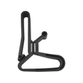 Magnetic earmuff belt hanger