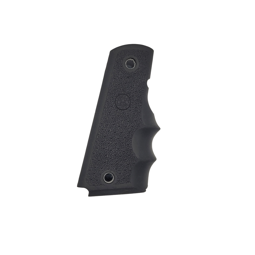 Hogue 1911 OverMolded Rubber Grip with Finger Grooves - Black